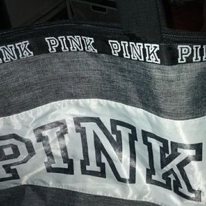 Pink tote bag